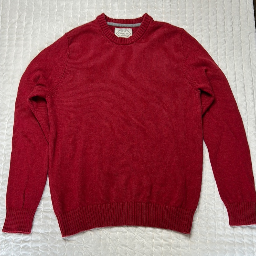 St John’s Bay Long Sleeved Red Sweater - Size L
